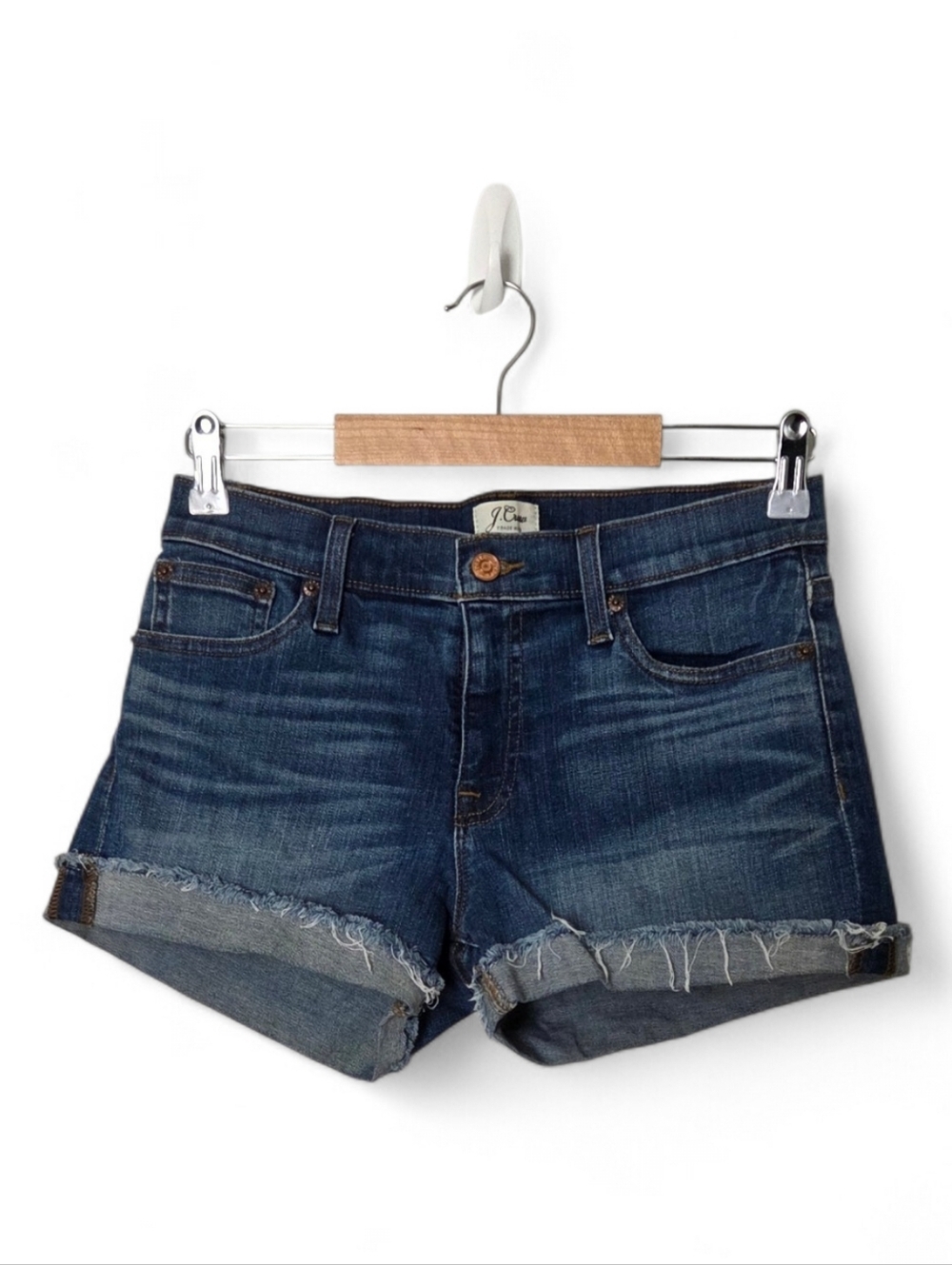 J.Crew- Dark Wash Denim Jean Shorts- Size 26